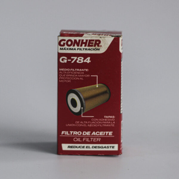 Filtro de Aceite GONHER G-784 – Máxima Filtración y Fijación Superior