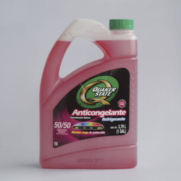 Quaker State Anticongelante Refrigerante 50/50 Listo para Usar – 946 ml / 3.79 L