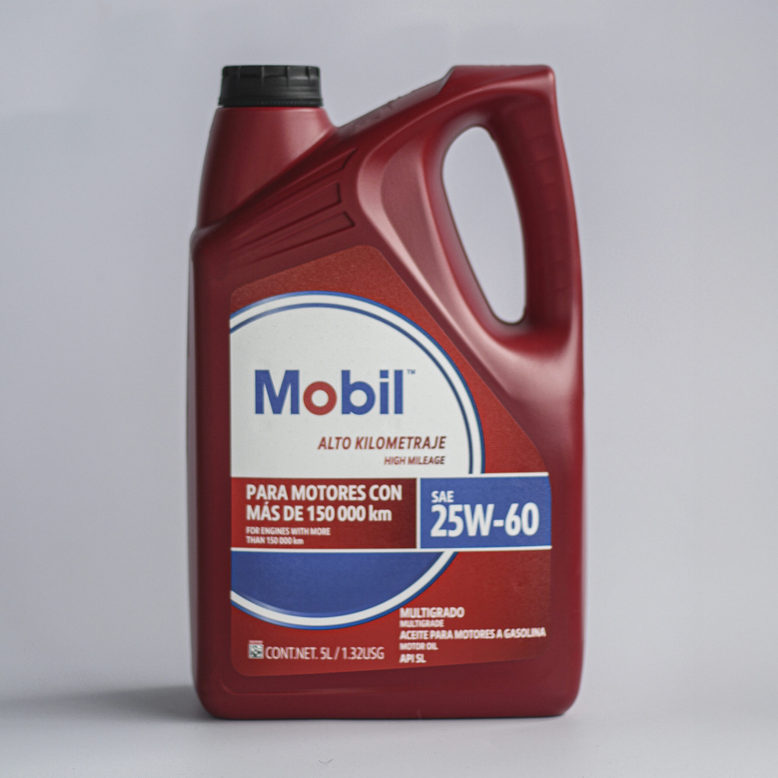 Mobil Alto Kilometraje SAE 25W-60 – 946 ml / 5 L