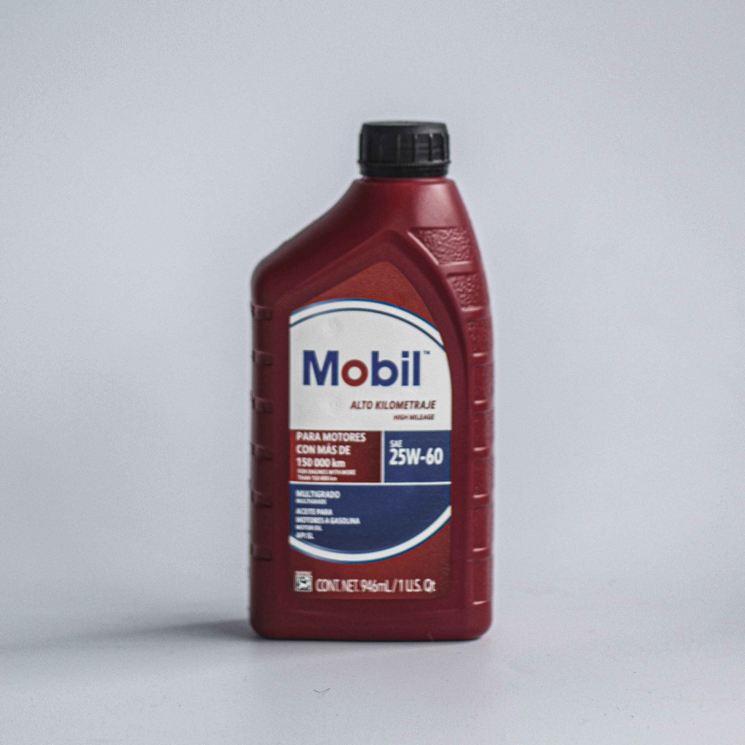 Mobil Alto Kilometraje SAE 25W-60 – 946 ml / 5 L - Imagen 2