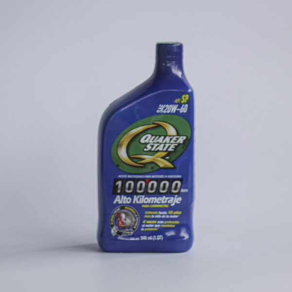 Quaker State Aceite Reforzado Alto Kilometraje 100 000 km SAE 20W-50 – 946 ml / 5 L - Imagen 2
