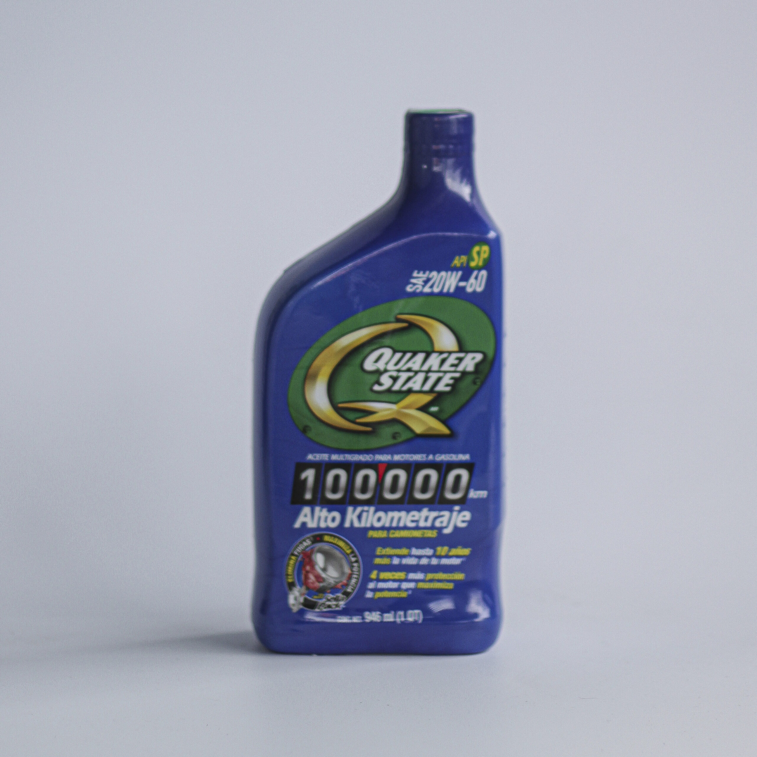 Quaker State Aceite Reforzado Alto Kilometraje 100 000 km SAE 20W-50 – 946 ml / 5 L - Imagen 2