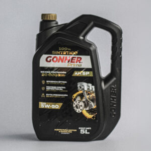 GONHER Prime 100% Sintético SAE 5W-50 – 946 ml / 5 L