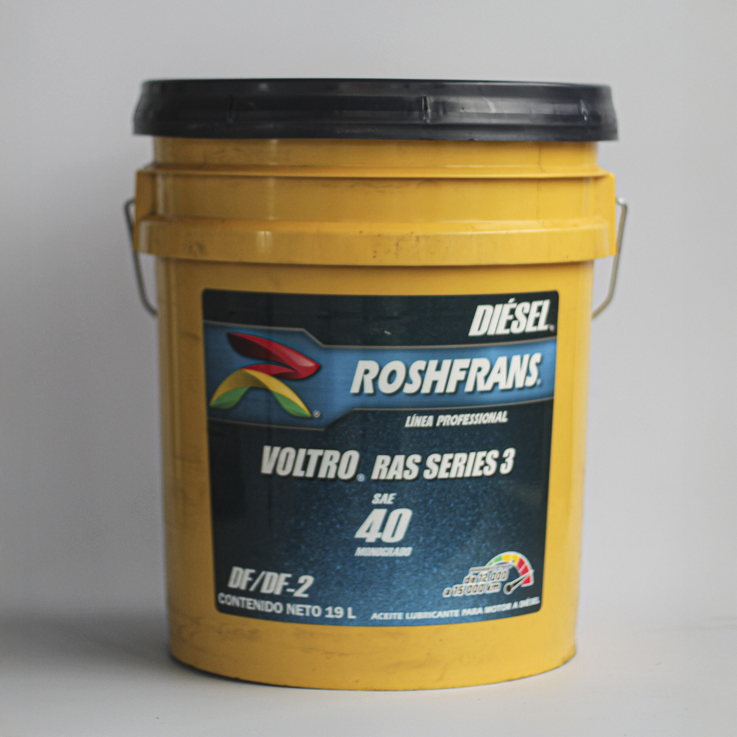 ROSHFRANS VOLTRO RAS SERIES 3 SAE 40 DF/DF-2 – Aceite Monogrado para Motor Diésel (19L)