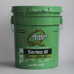 Aceite Multigrado para Motor Diésel Quaker State Series III SAE 15W-40 API CI-4 – 19 L