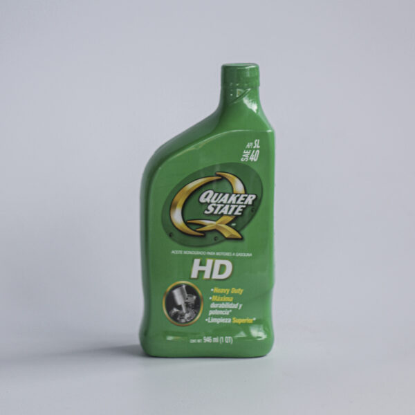 Quaker State Aceite Monogrado HD SAE 40 – 946 ml / 5 L - Imagen 2
