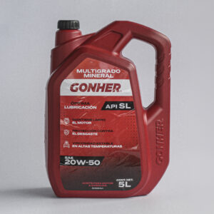 GONHER Multigrado Mineral API SL SAE 20W-50 – 946 ml / 5 L