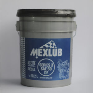 MEXLUB Aceite para Motor a Diésel Series 3 SAE 50 DF – 20.2 L