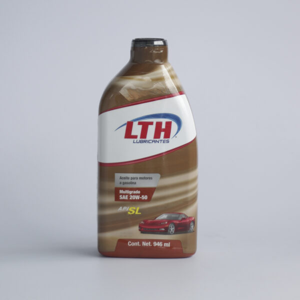LTH Lubricantes Aceite Multigrado SAE 20W-50 API SL – 946 ml / 5 L - Imagen 2