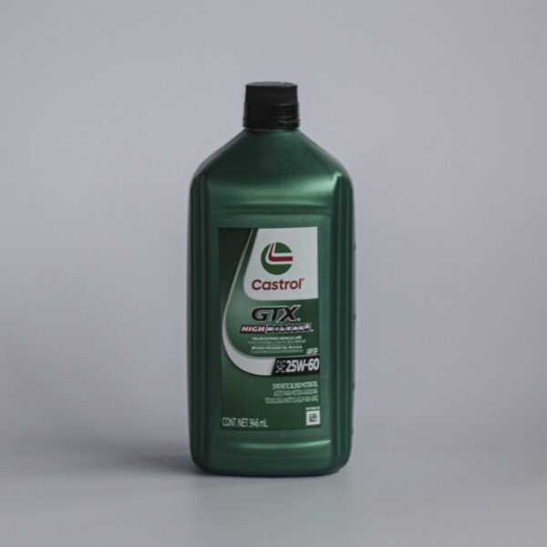Castrol GTX High Mileage Synthetic Blend Motor Oil SAE 25W-60 – 946 ml / 4.73 L - Imagen 2