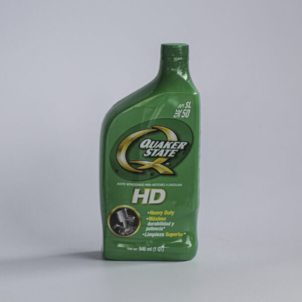 Quaker State Aceite Monogrado HD SAE 50 – 946 ml / 5 L - Imagen 2