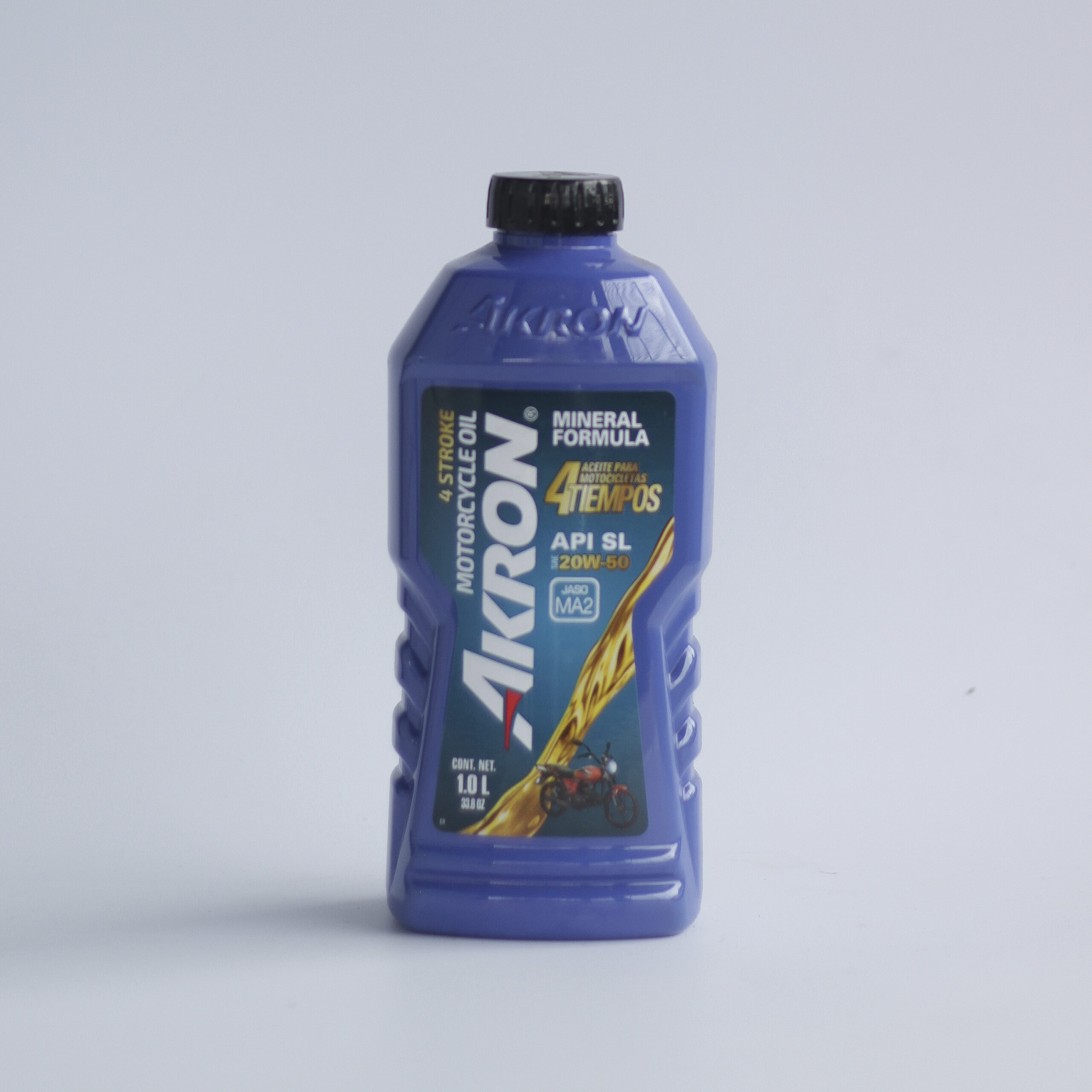 Akron Aceite Mineral 4 Tiempos 20W-50 – 1 L