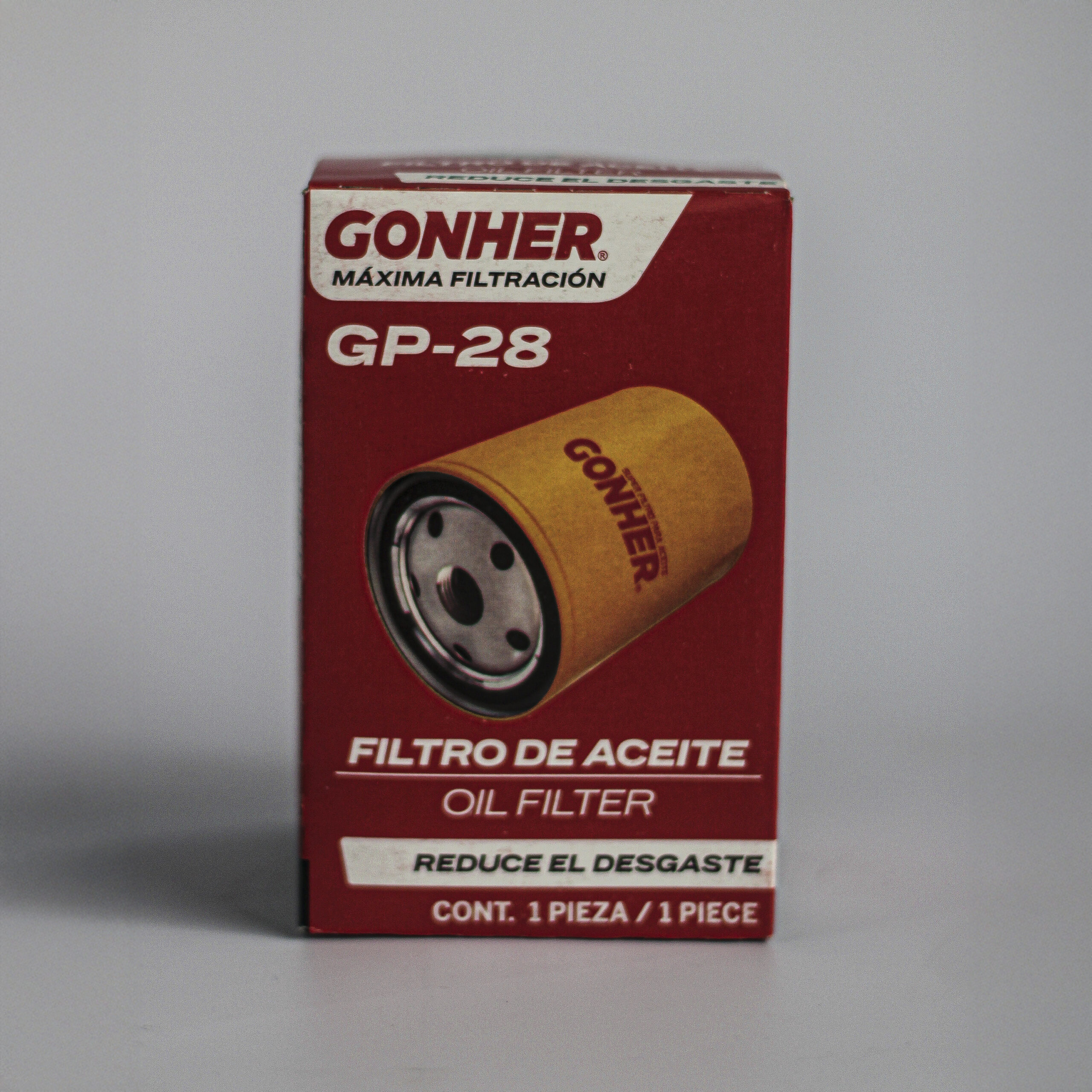 Filtro de Aceite GONHER GP-28 – Máxima Filtración