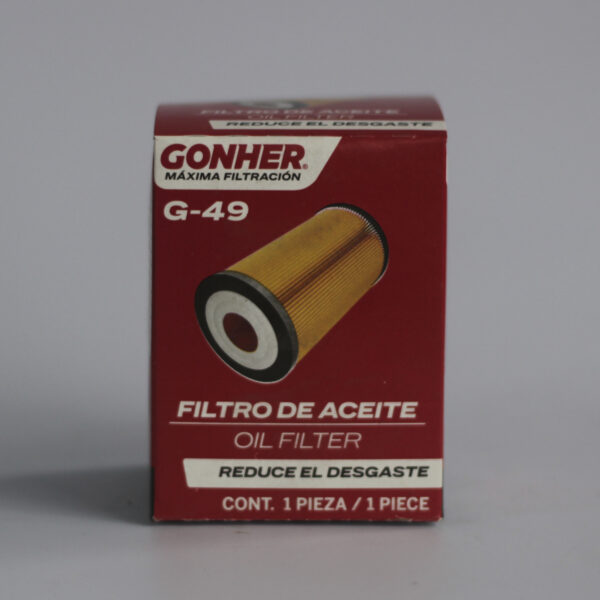 Filtro de Aceite GONHER G-49 – Máxima Filtración