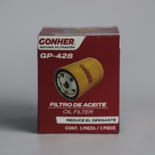 Filtro de Aceite GONHER GP-428 – Máxima Filtración