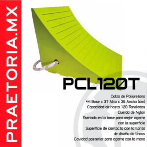 PCL120T Calza para llantas de poliuretano – Capacidad 120 T