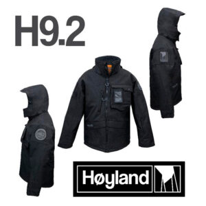 Chamarra Høyland H9.2 Negra – Tricapa Rip-Stop Impermeable y Transpirable