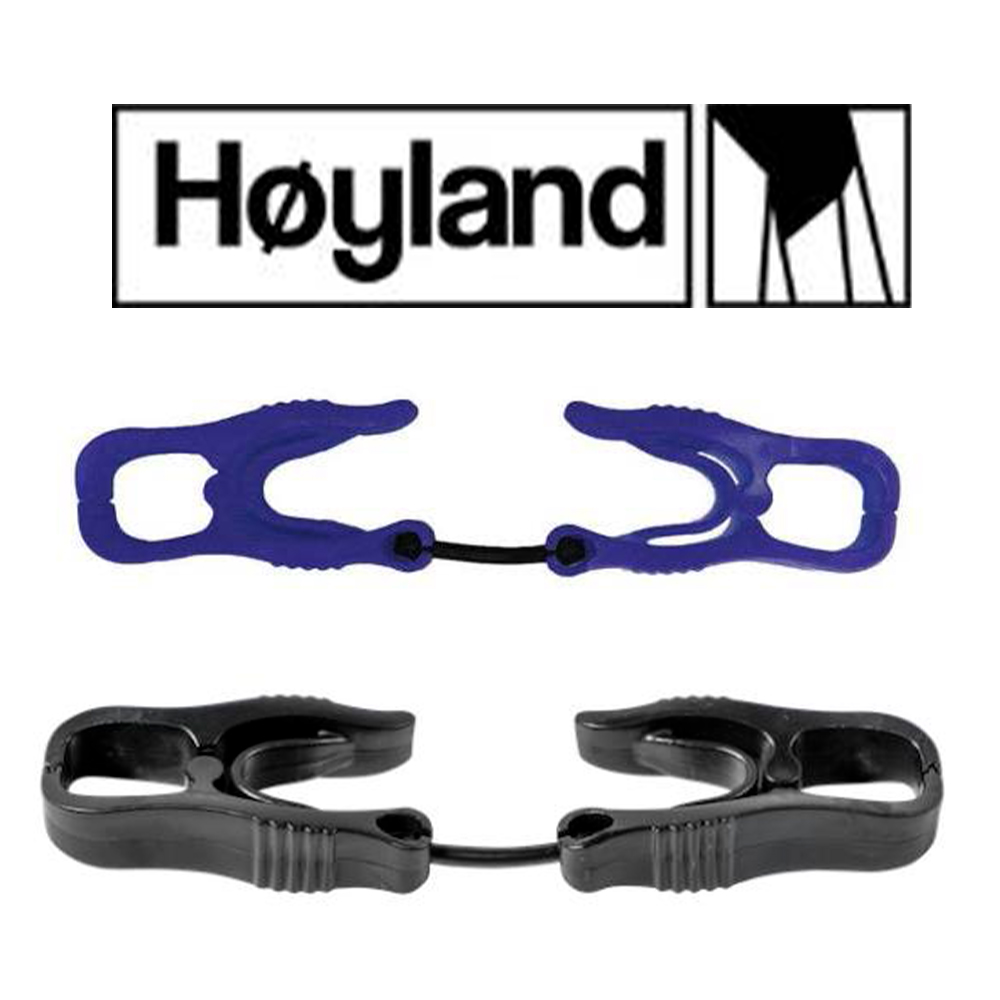 H0.10A Clip para guantes plástico – Azul / H0.10N Clip para guantes plástico – Negro