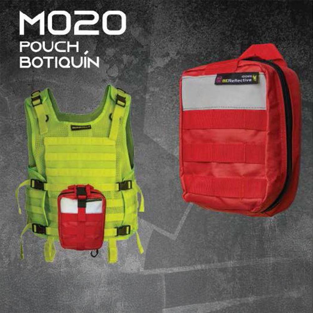M020 Pouch Botiquín Táctico con Sistema MOLLE y Alta Visibilidad