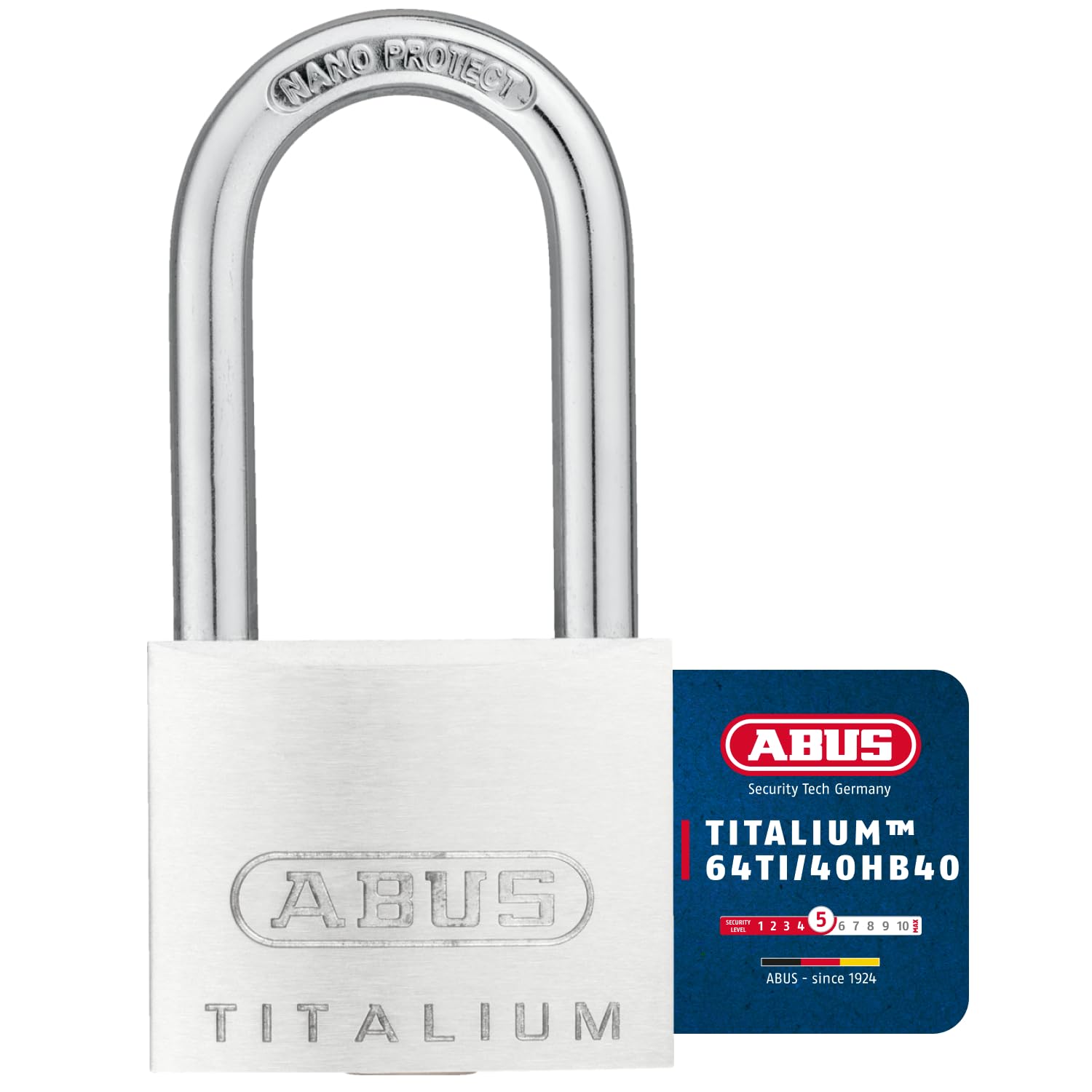 Candado ABUS Titalium 64TI/40 mm – Ligero y Resistente