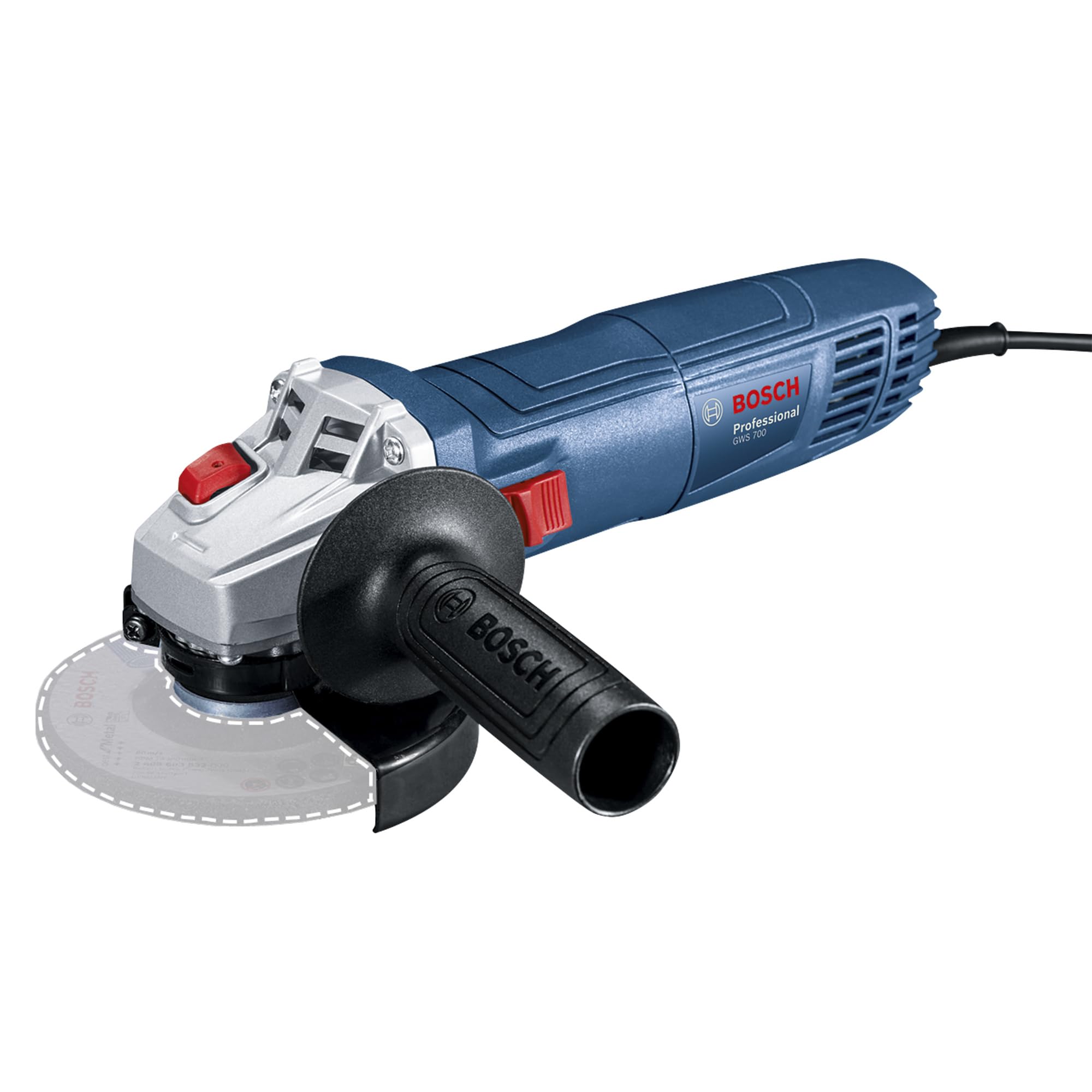 Esmeriladora Angular Bosch GWS 700 4-1/2" 700W – Corte y Desbaste Profesional