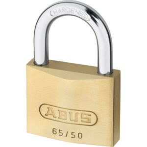 Candado ABUS 65/50 mm de Latón Macizo – Seguridad Reforzada