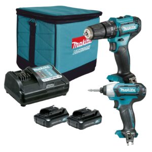 Kit Makita CLX228 Taladro Atornillador + Rotomartillo 12V – Profesional