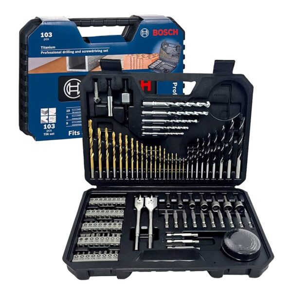 Set Bosch X-Line Titanium 103 Piezas – Brocas y Puntas Profesionales