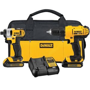 Taladro y Atornillador de Impacto DEWALT DCK240C2 20V MAX – Kit Profesional