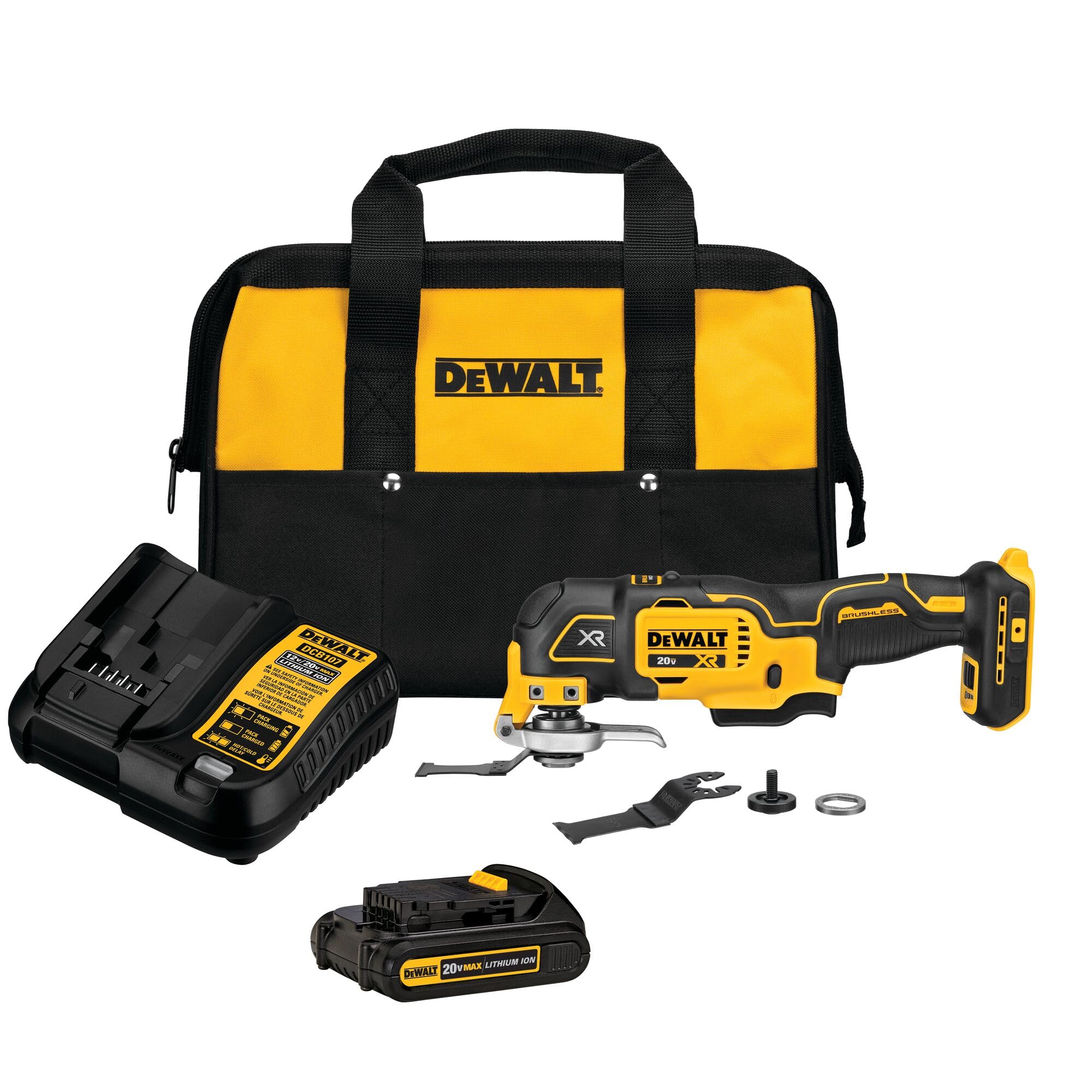 Herramienta Oscilante DEWALT DCS356C1 20V MAX XR – Corte y Desbaste Preciso