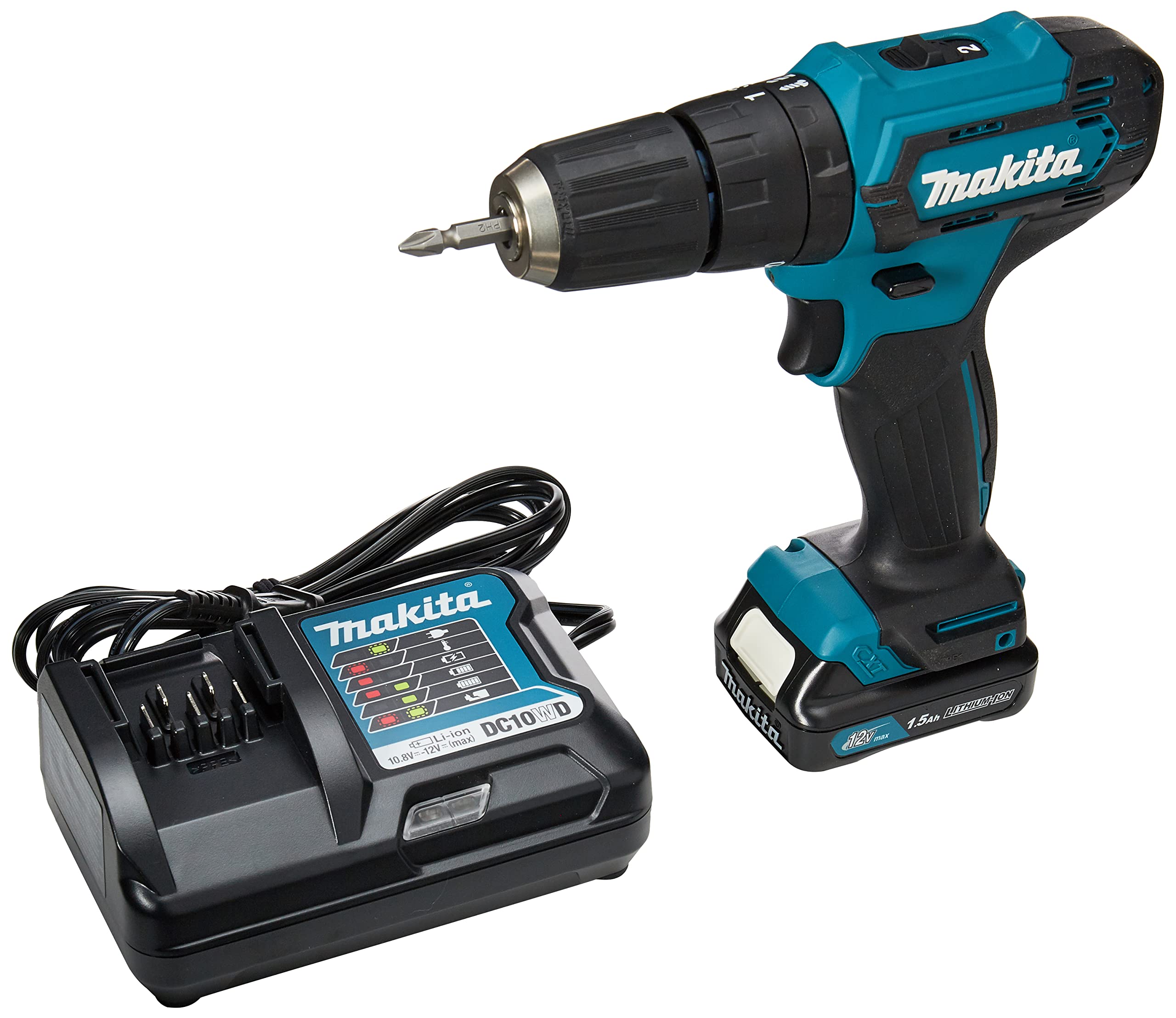 Rotomartillo Makita HP333DWYX3 12V 2 Velocidades – Compacto y Profesional