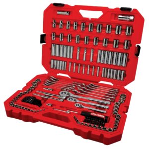 Juego CRAFTSMAN 159 Piezas con Estuche Rígido – SAE/Métrico