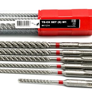 Juego de Brocas Hilti M1 SDS Plus 6 Piezas 5-12 mm – Perforación en Hormigón