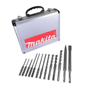 Juego de Brocas y Cinceles Makita D-31734 SDS-Plus 13 Piezas – Perforación y Demolición