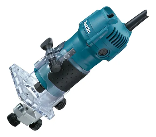 Rebajadora Makita M3700B 6 mm (1/4") 530W – Acabado Profesional