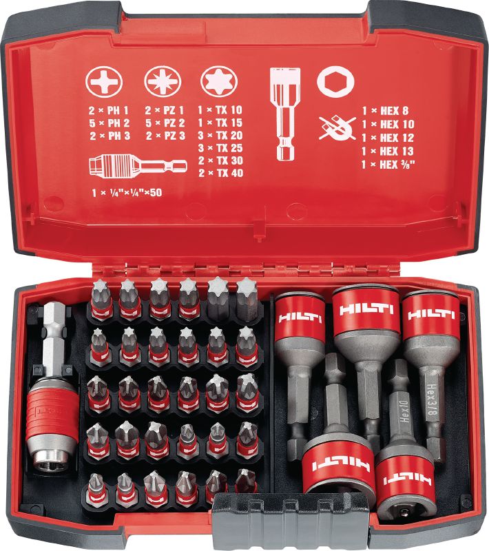 Set de Puntas Hilti S-BS (S) – Bits y Sockets para Atornillado